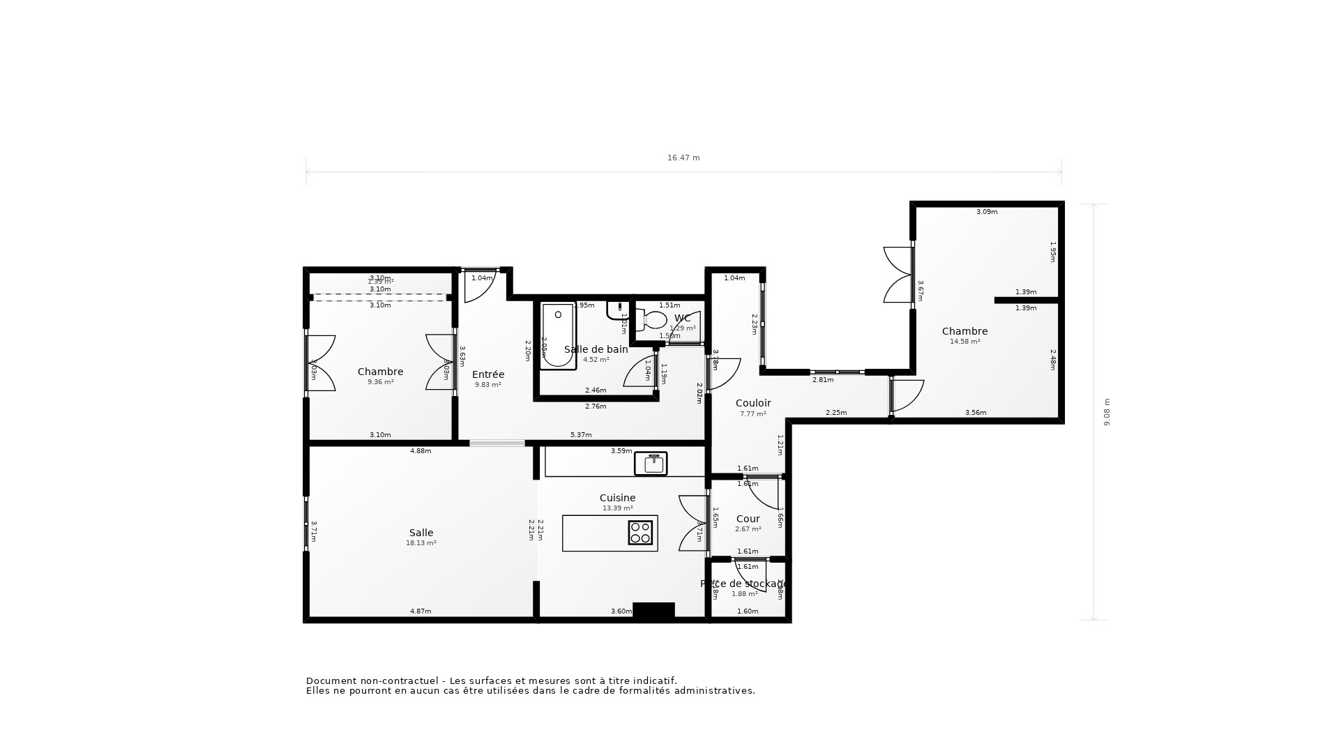 Vente Appartement BEZIERS - 3 pièces - 92 m² - (34500)