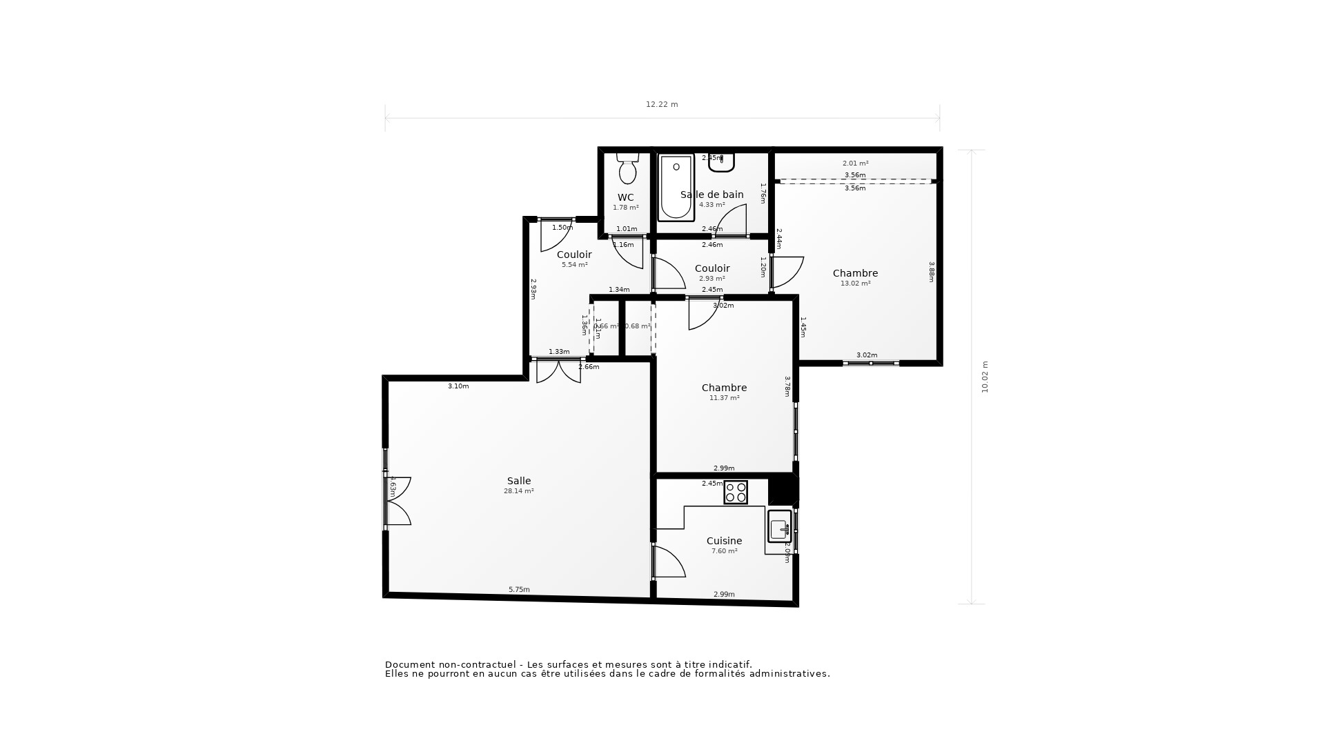 Vente Appartement MANTES LA JOLIE - 3 pièces - 70 m² - (78200)