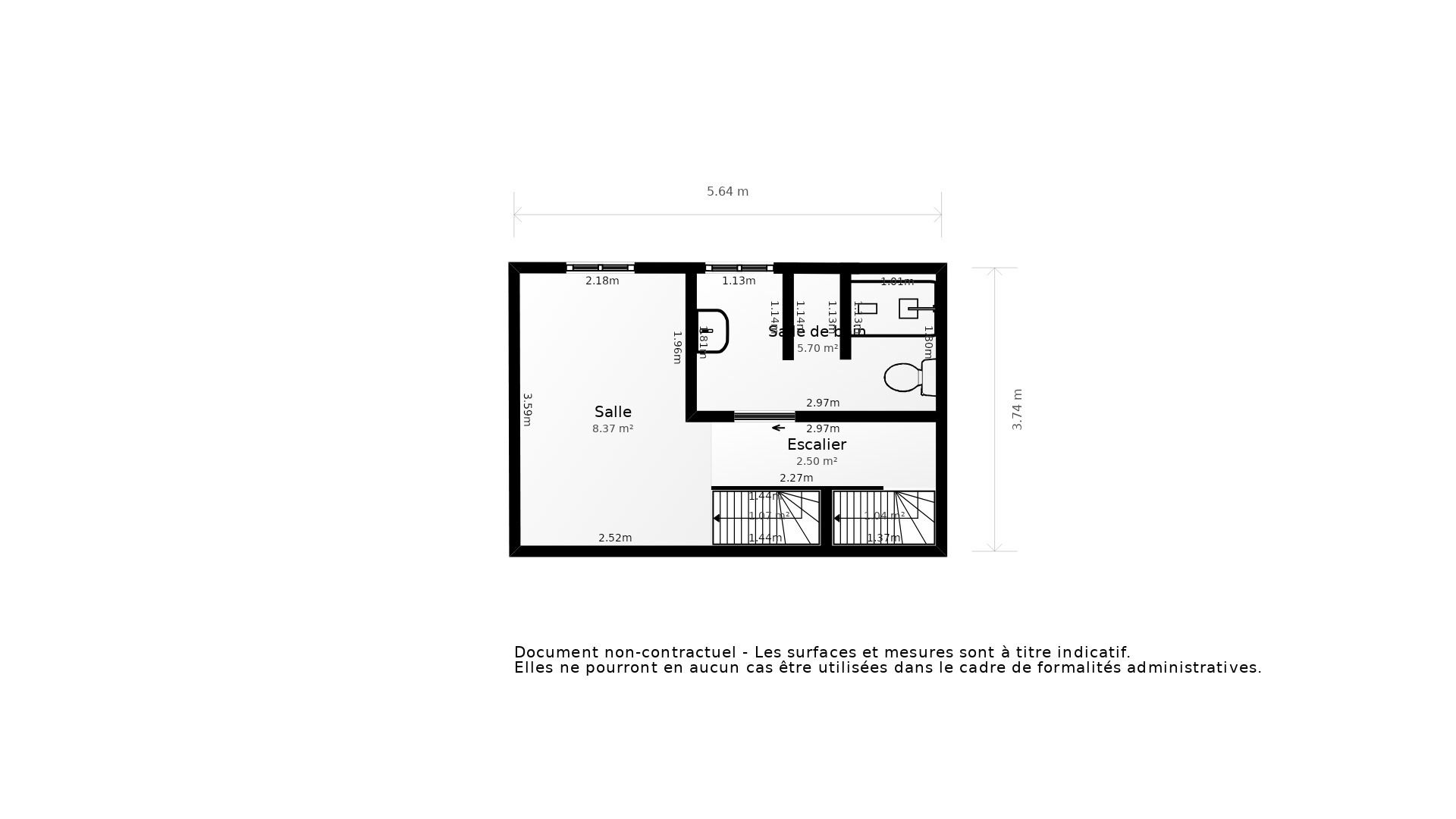 Vente Appartement BREST - 3 pièces - 53 m² - (29200)