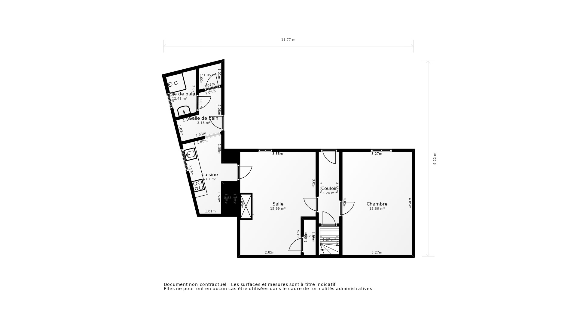 Vente Maison PLOGOFF - 3 pièces - 75 m² - (29770)