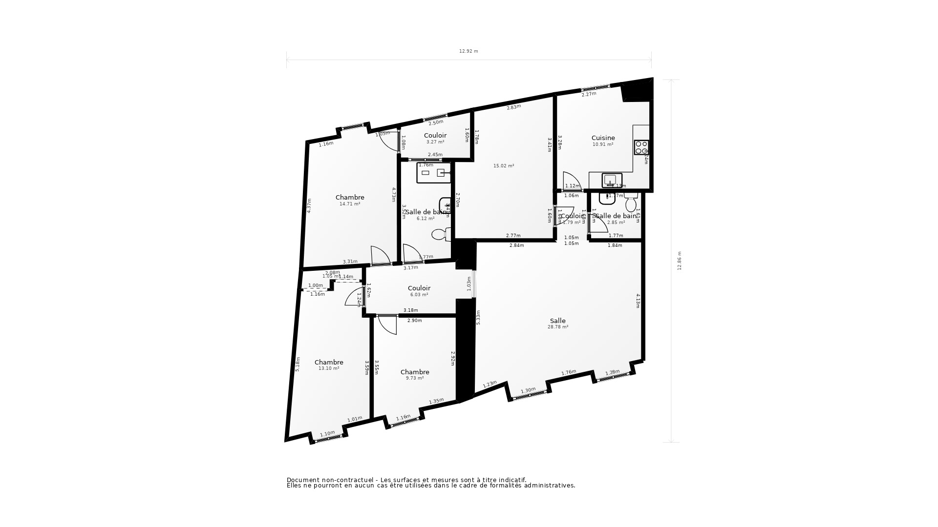 Vente Appartement FIGEAC - 4 pièces - 82 m² - (46100)