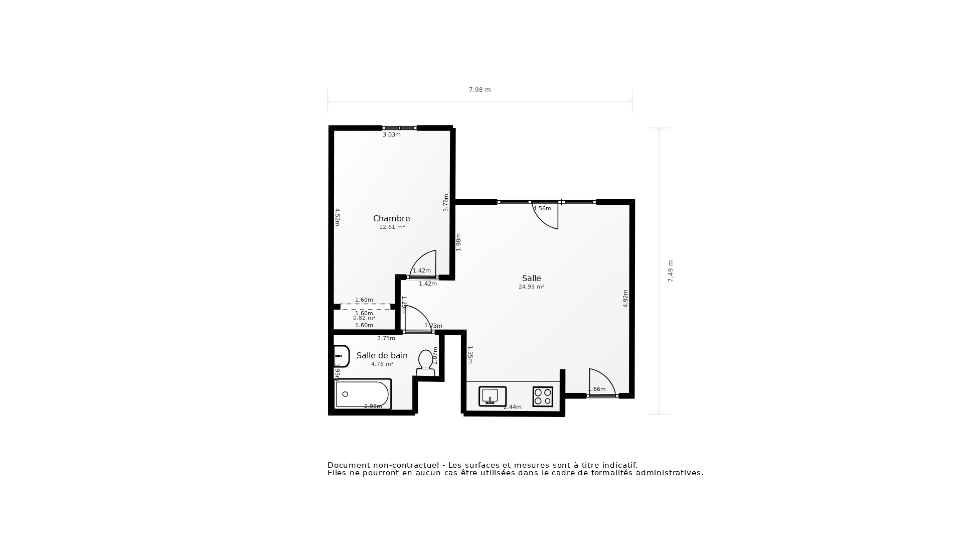 Vente Appartement EYSINES - 2 pièces - 43 m² - (33320)