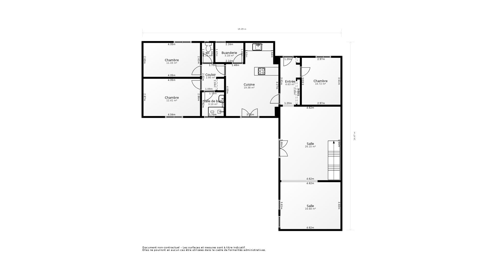Vente Maison NERAC - 4 pièces - 95 m² - (47600)