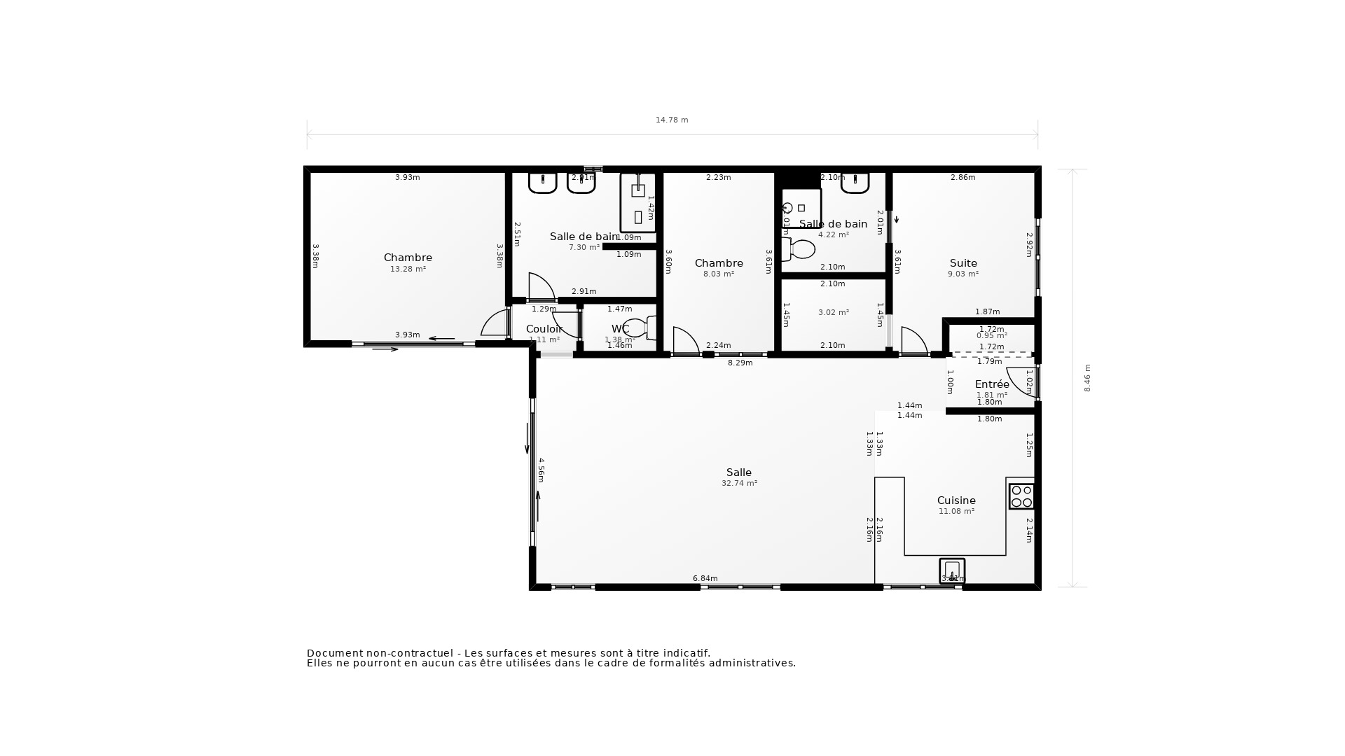 Vente Appartement LA GRANDE MOTTE - 4 pièces - 86 m² - (34280)