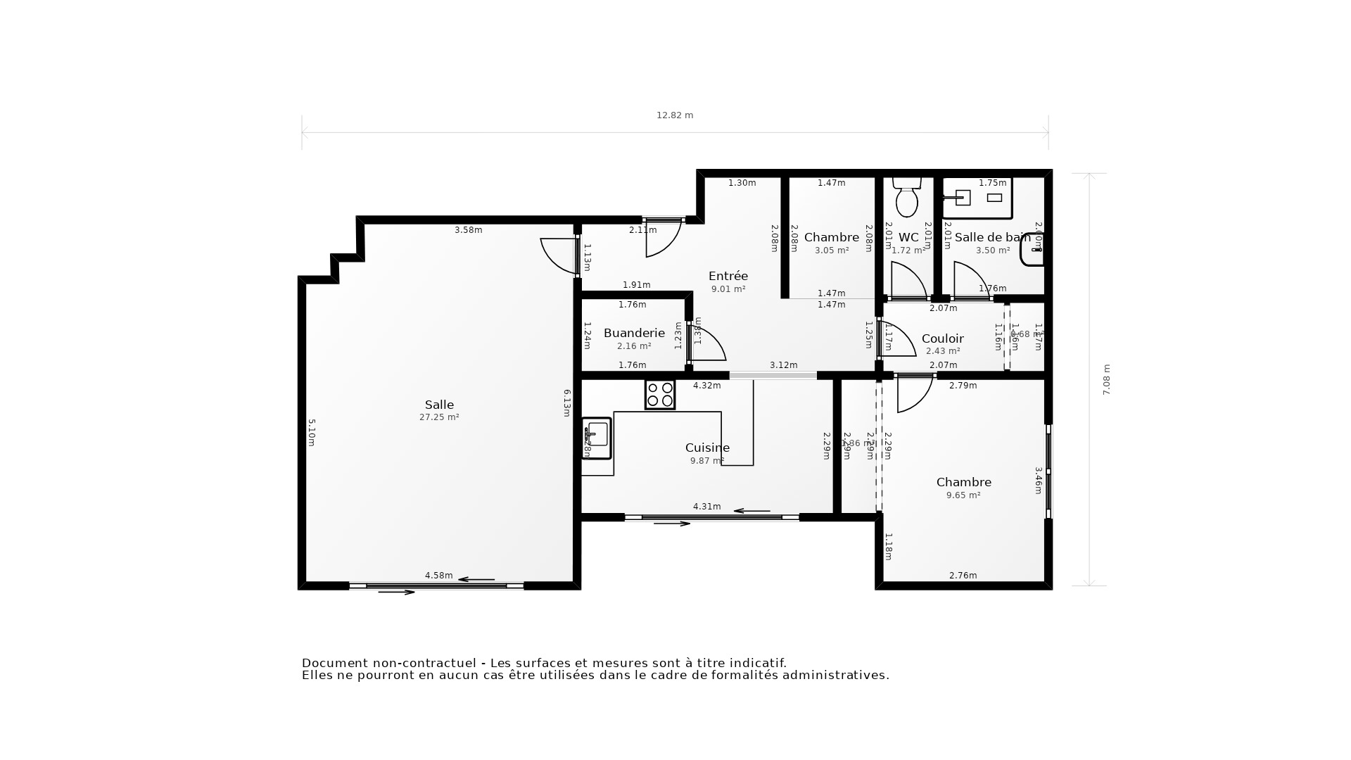 Vente Appartement ARCACHON - 3 pièces - 64 m² - (33120)