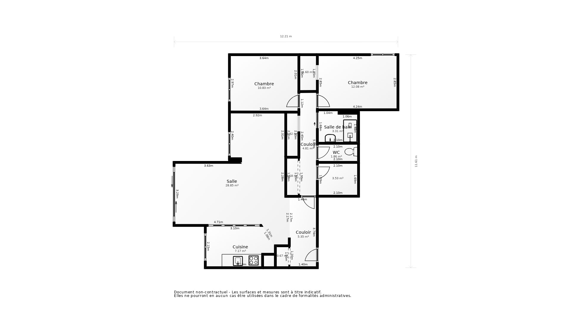 Vente Appartement BORDEAUX - 4 pièces - 83 m² - (33200)