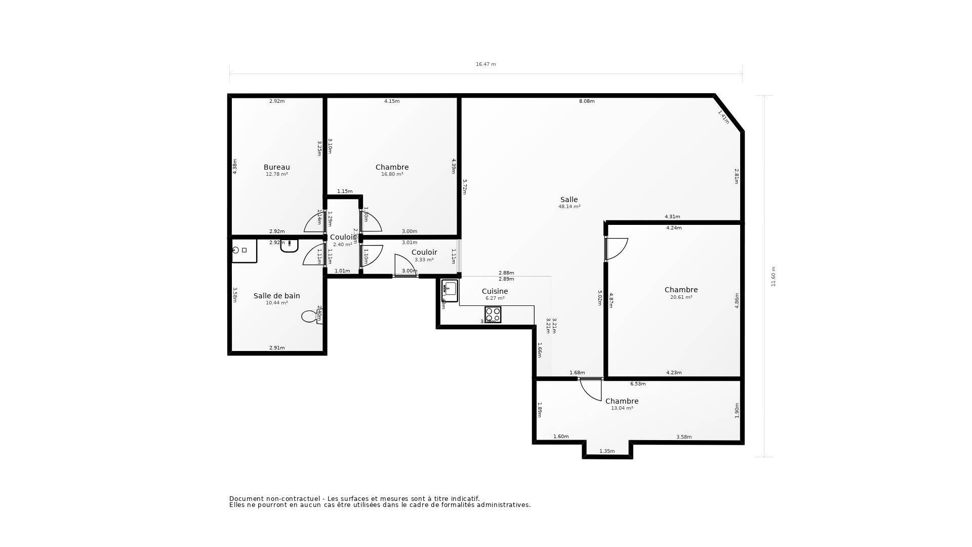 Vente Appartement CLICHY - 5 pièces - 41,6 m² - (92110)