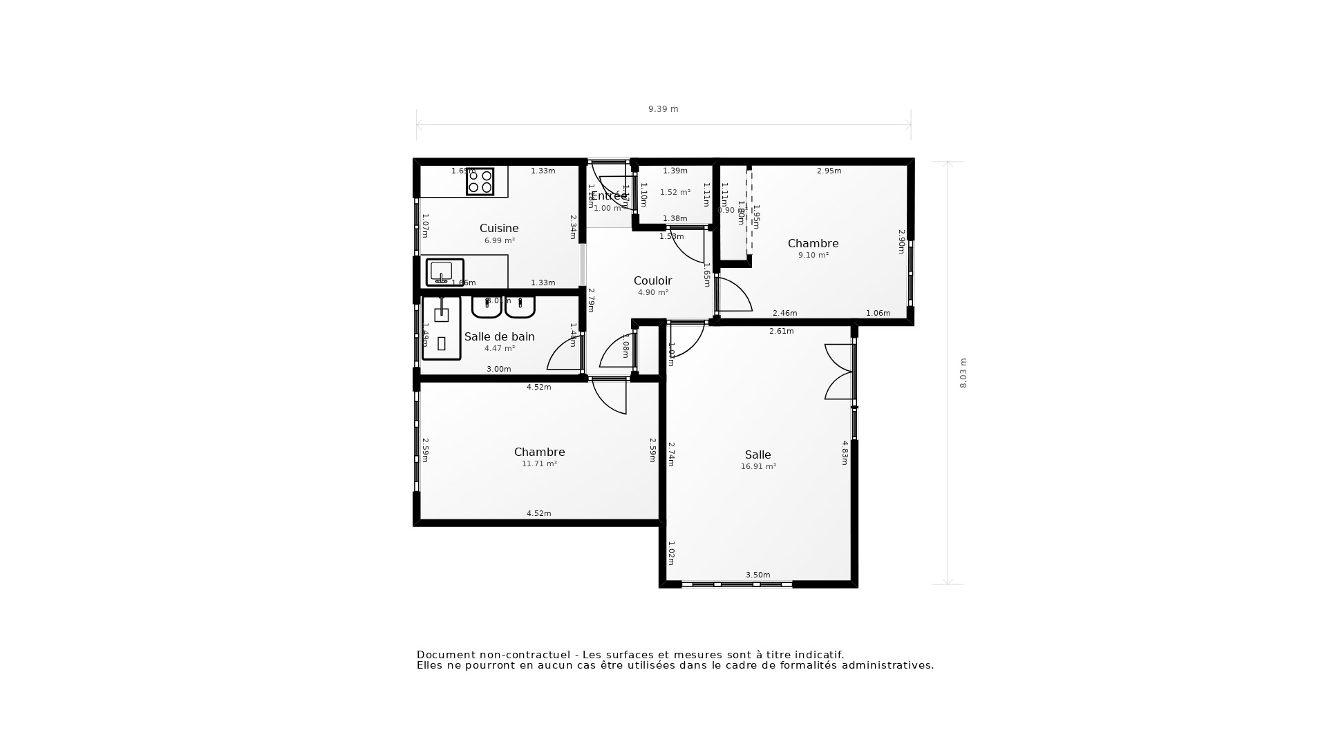 Vente Appartement MONTMORENCY - 3 pièces - 64 m² - (95160)