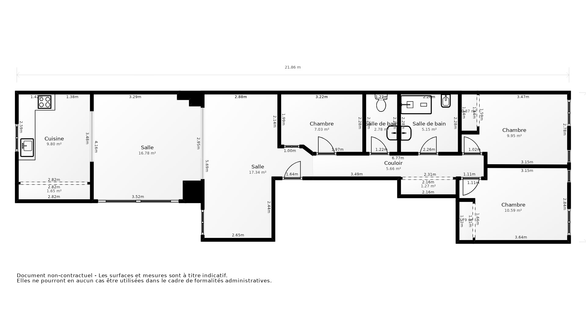 Vente Appartement BAYONNE - 4 pièces - 91 m² - (64100)