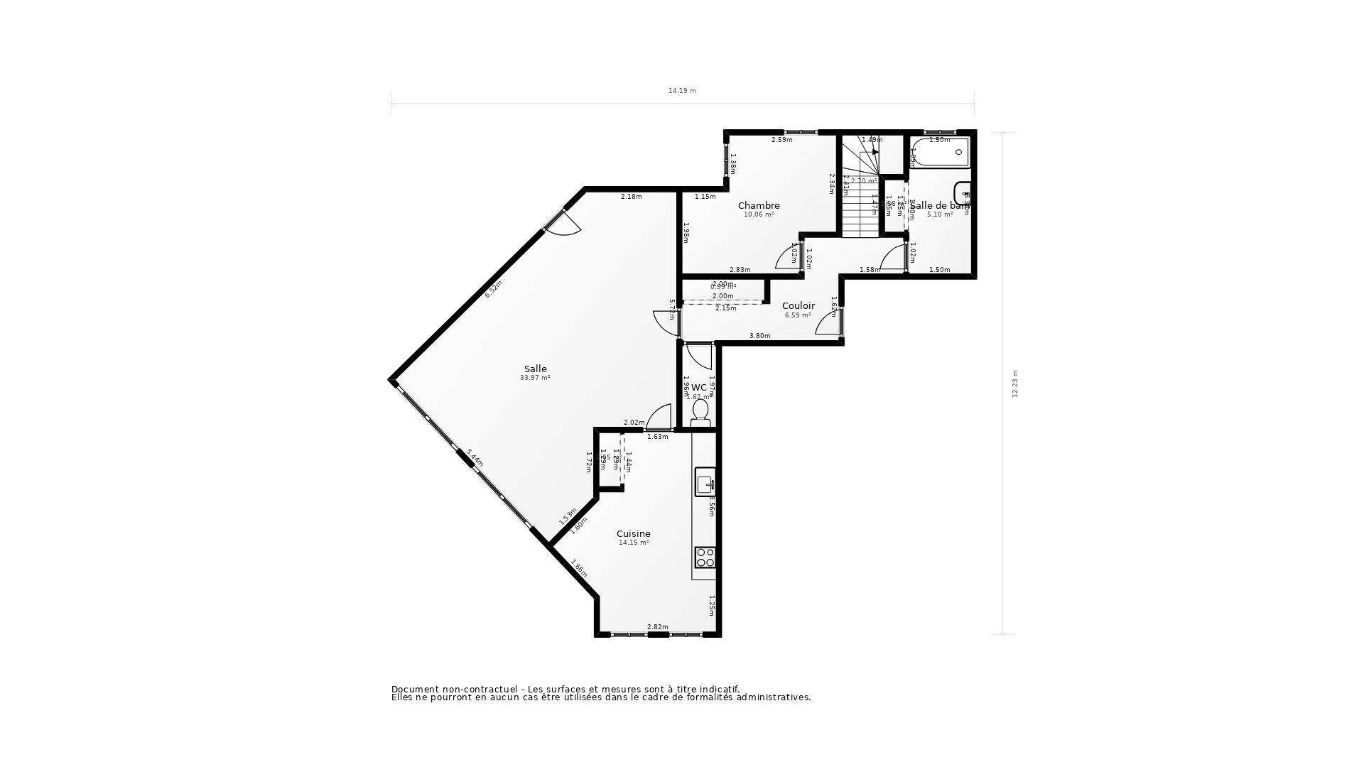Vente Appartement TOULOUSE - 4 pièces - 100 m² - (31500)