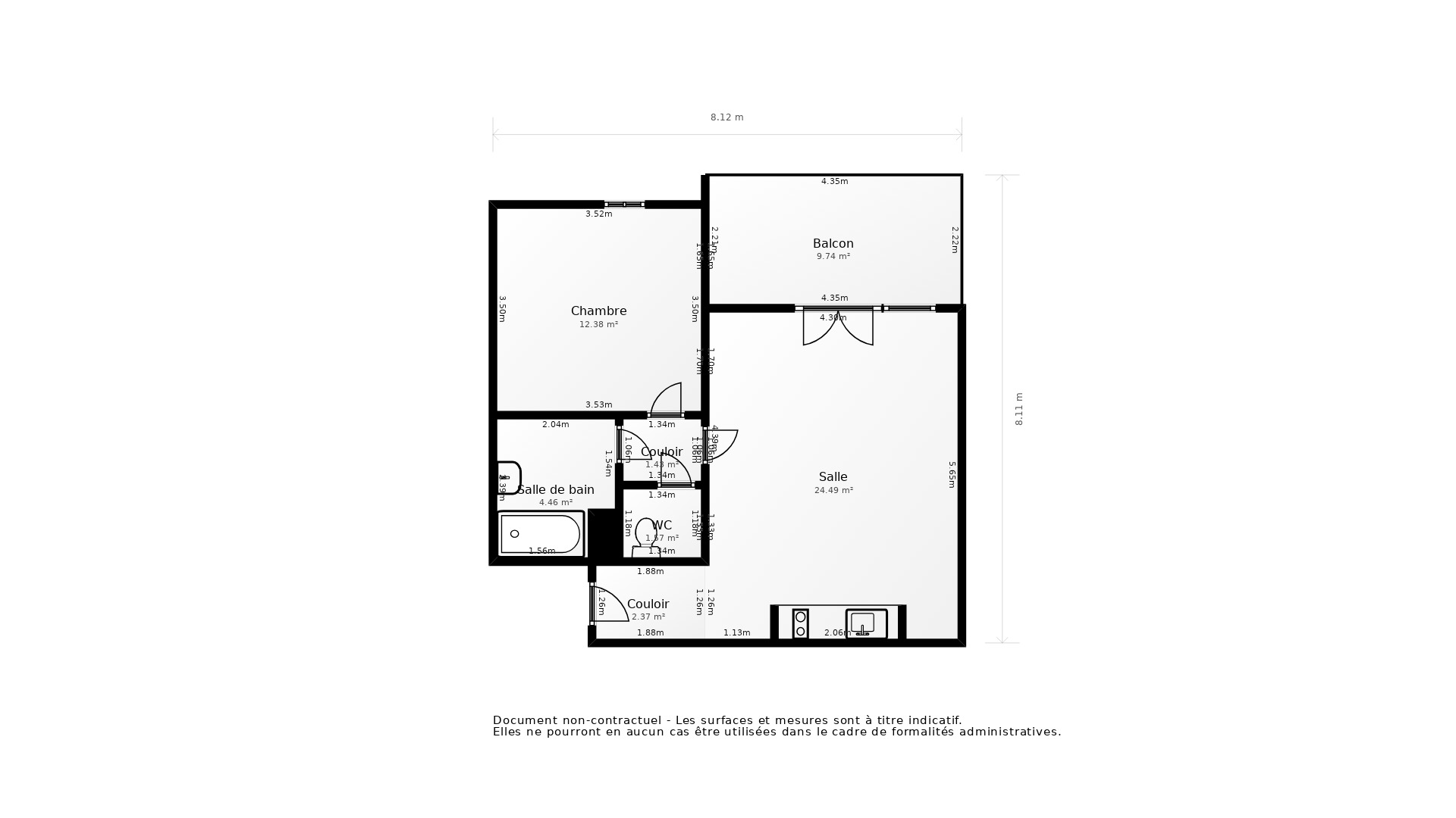 Vente Appartement ROYAN - 2 pièces - 47,3 m² - (17200)