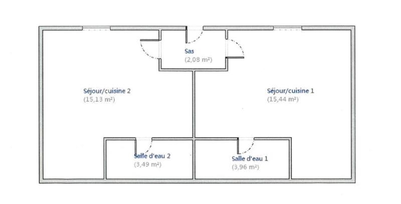 Vente Appartement BORDEAUX - 2 pièces -40 m² - (33000)