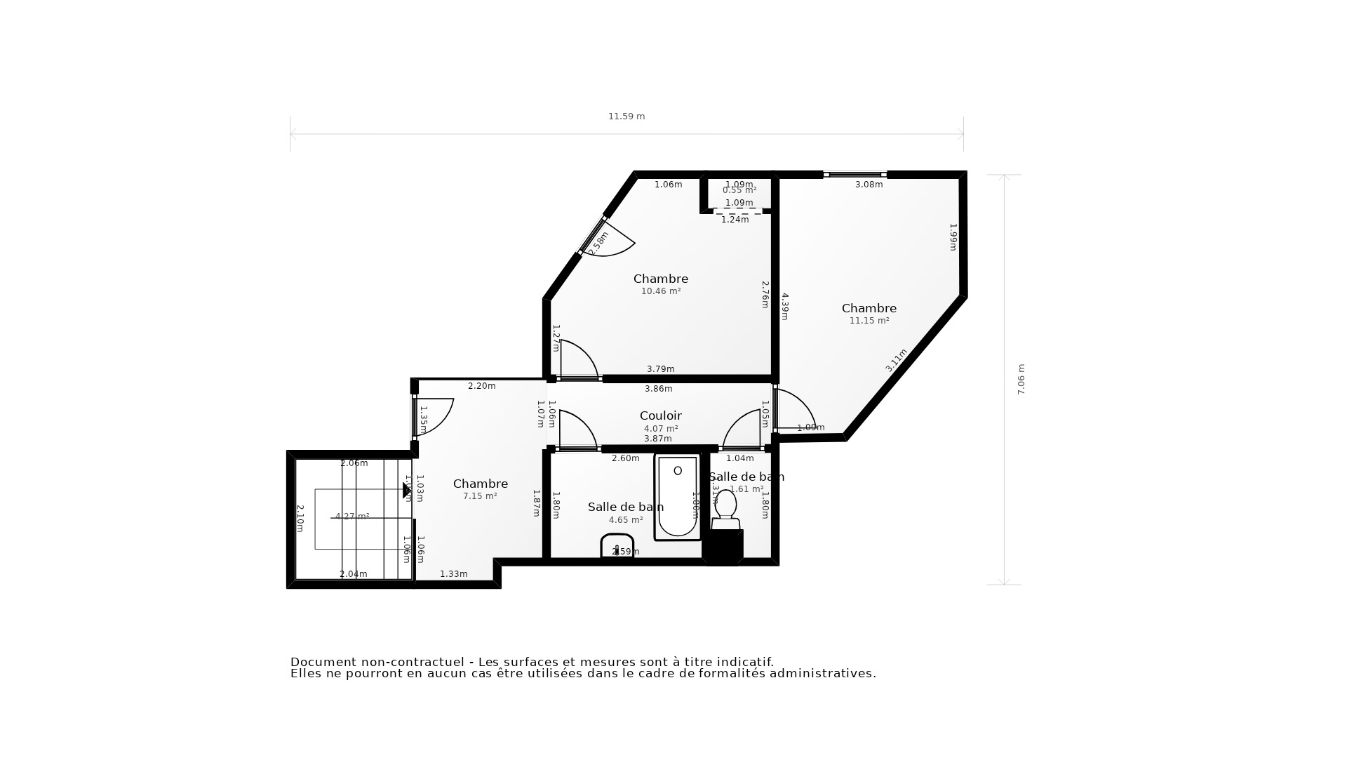 Vente Appartement POISSY - 4 pièces - 87 m² - (78300)