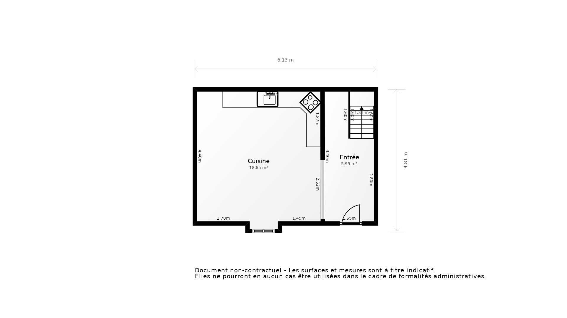 Vente Maison AUDIERNE - 3 pièces - 56 m² - (29770)