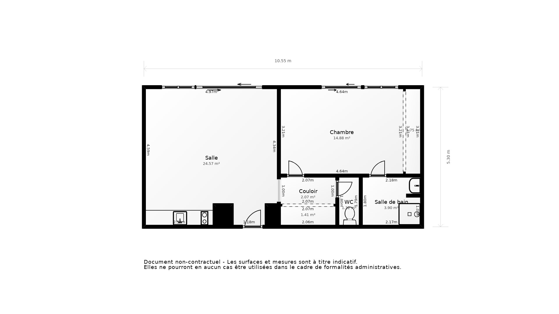 Vente Appartement LA ROCHELLE - 2 pièces - 50,6 m² - (17000)