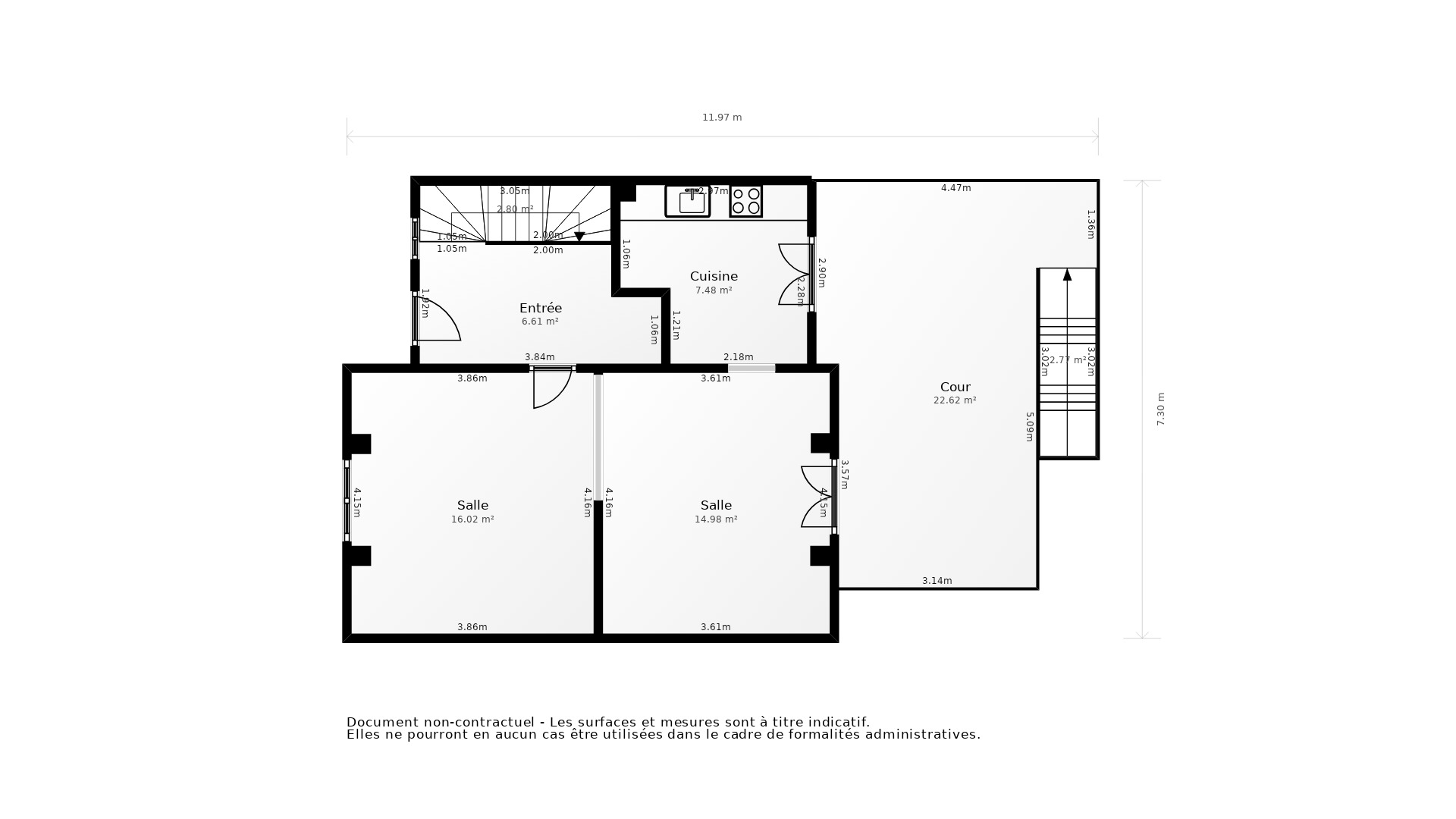 Vente Maison BRIVE LA GAILLARDE - 3 pièces - 78 m² - (19100)