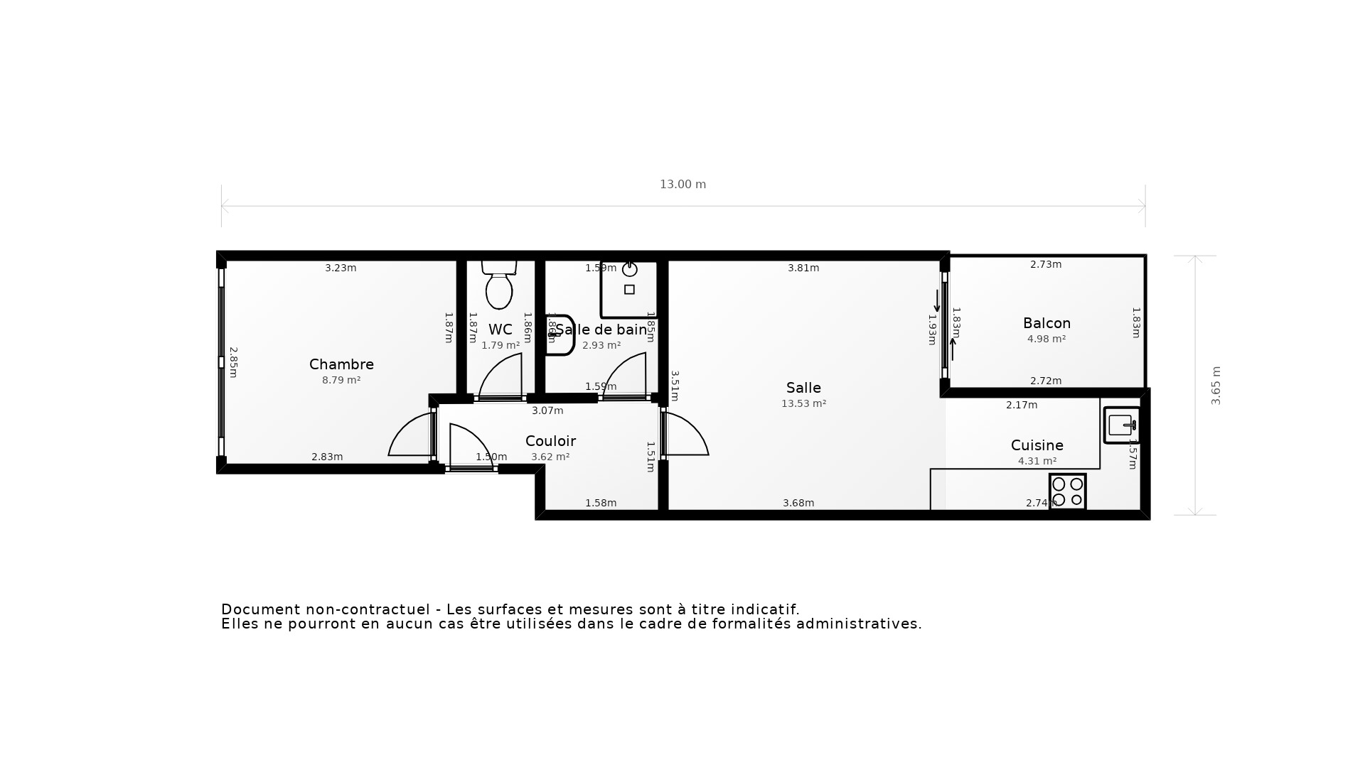 Vente Appartement LA GRANDE MOTTE - 2 pièces - 32 m² - (34280)
