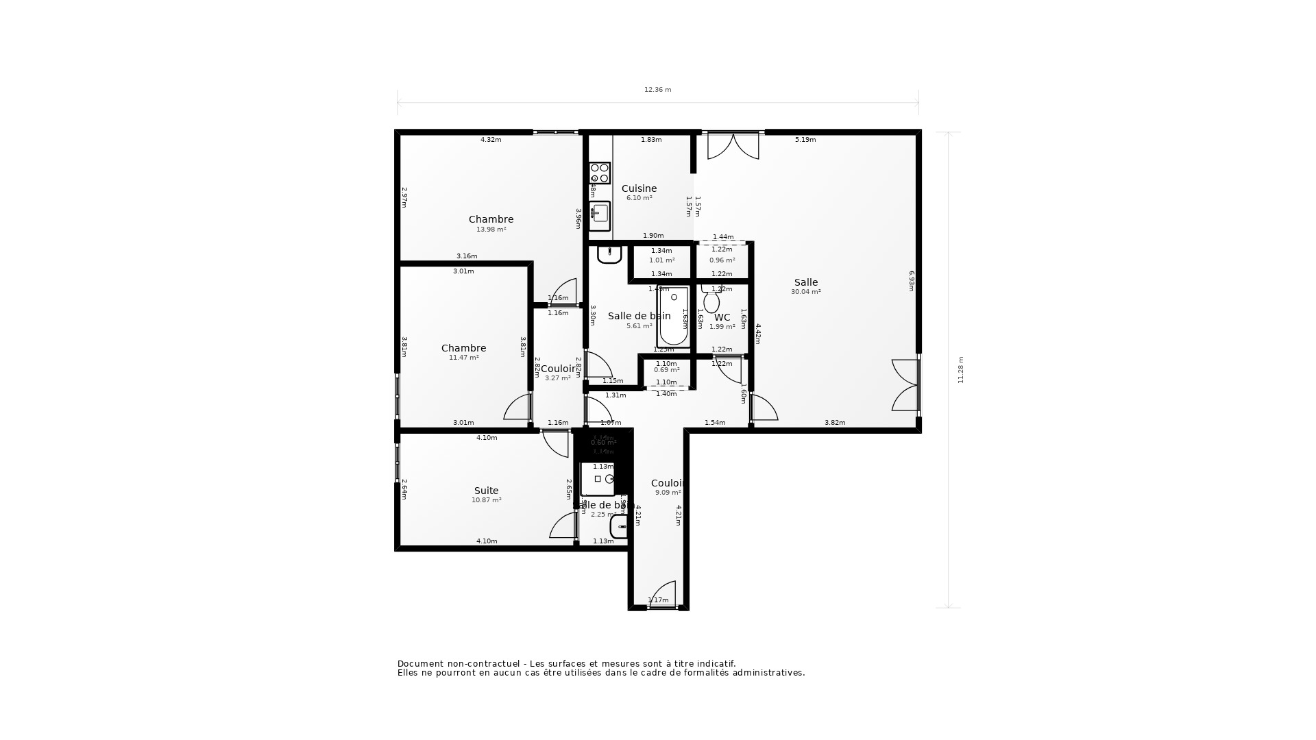 Vente Appartement BRUGES - 4 pièces - 88 m² - (33520)
