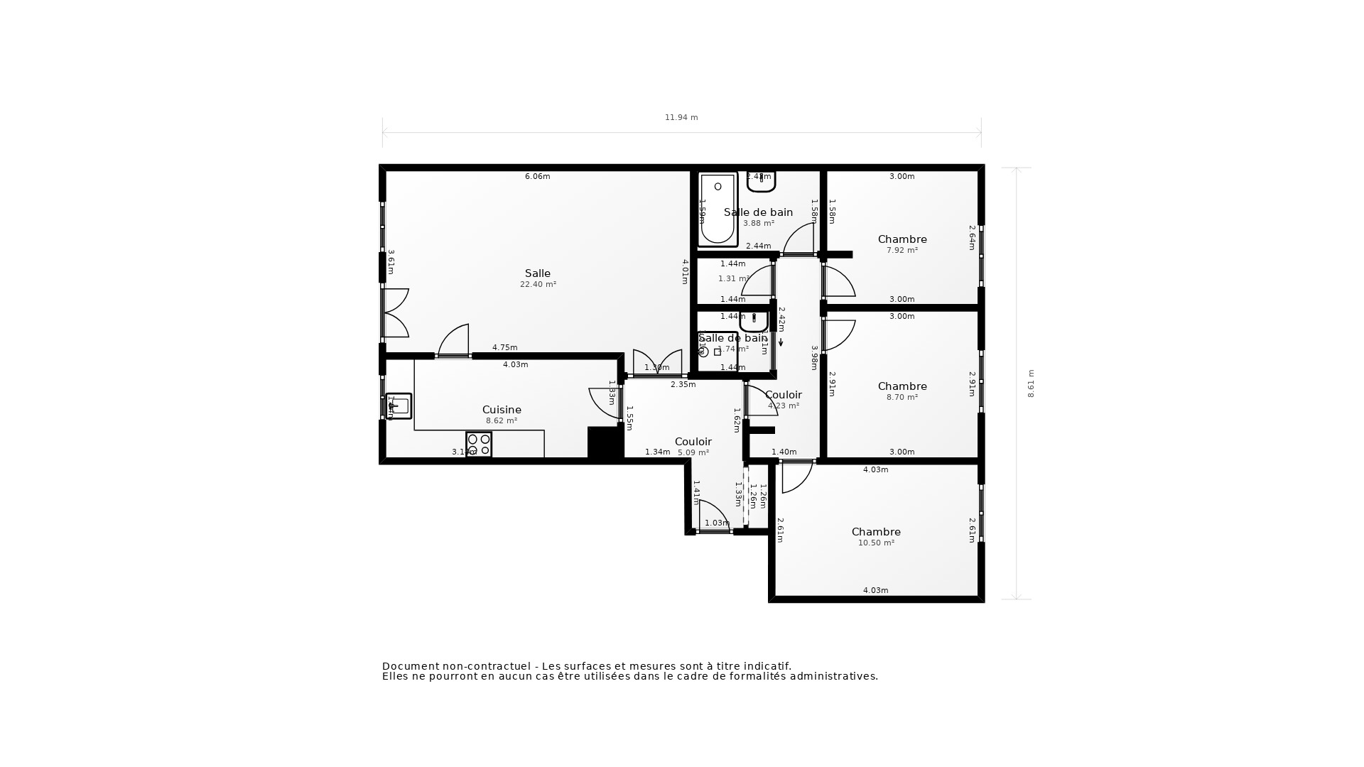 Vente Appartement SANNOIS - 4 pièces - 80 m² - (95110)