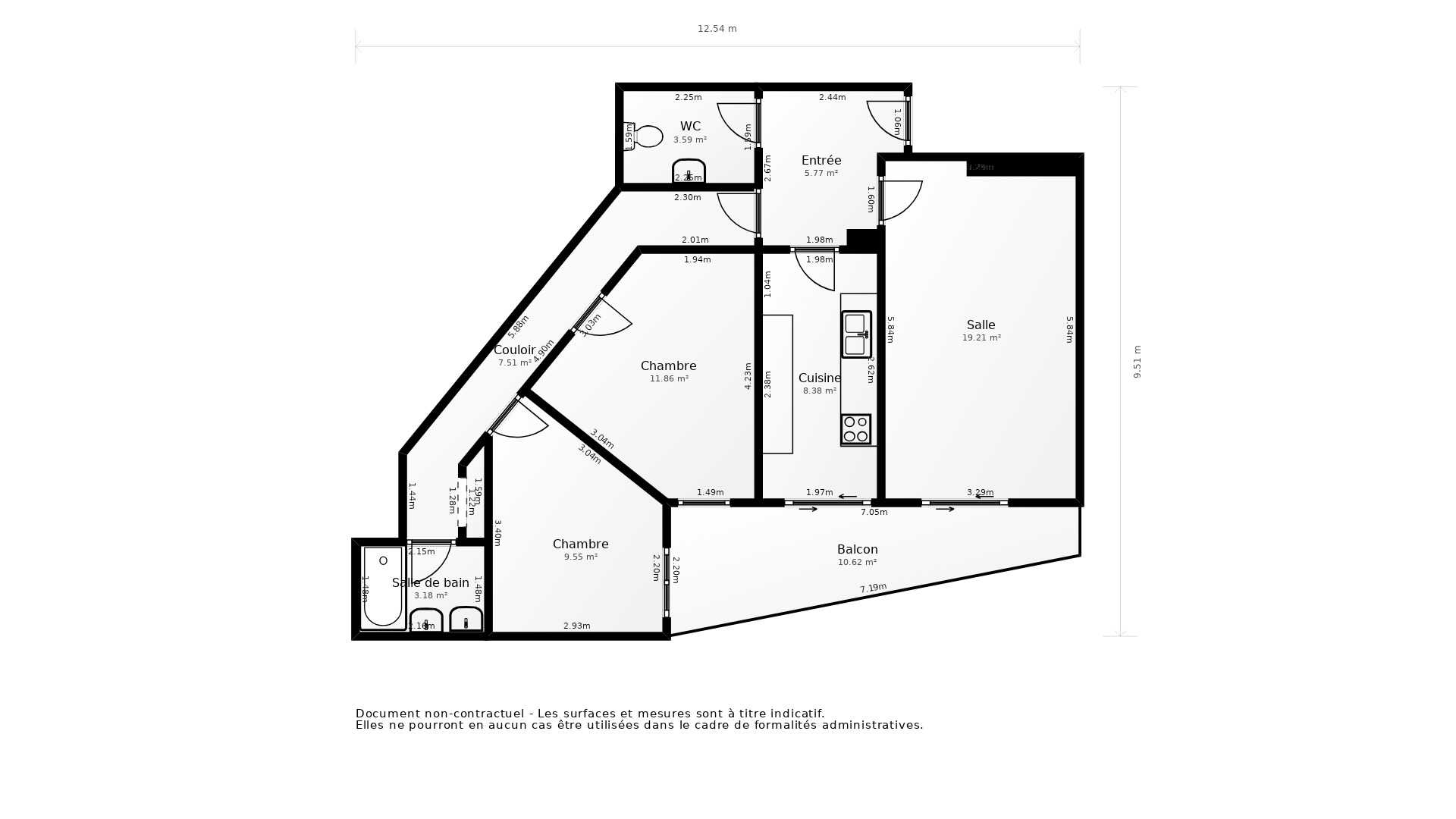 Vente Appartement SOISY SOUS MONTMORENCY - 3 pièces - 77 m² - (95230)