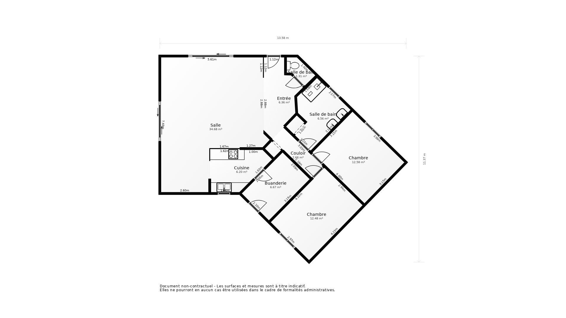 Vente Maison RIBERAC - 4 pièces - 92 m² - (24600)