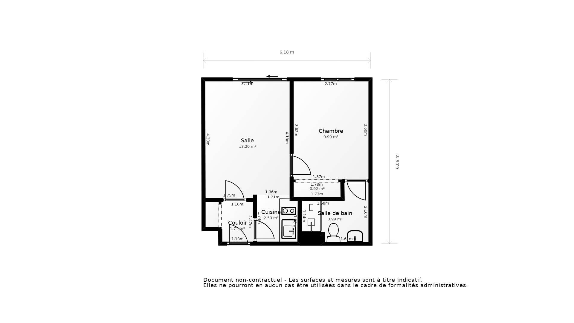 Vente Appartement BORDEAUX - 2 pièces - 32 m² - (33000)