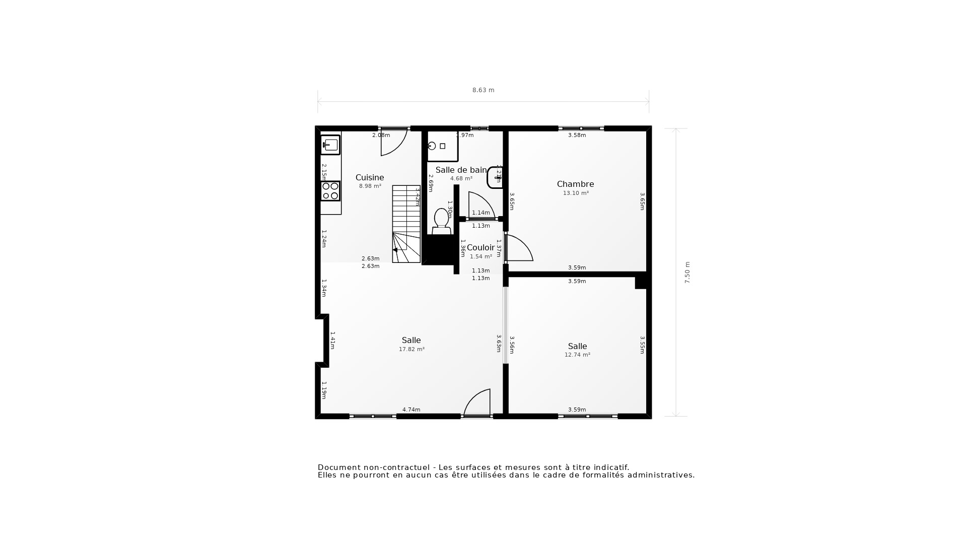 Vente Maison BERGERAC - 4 pièces - 90 m² - (24100)