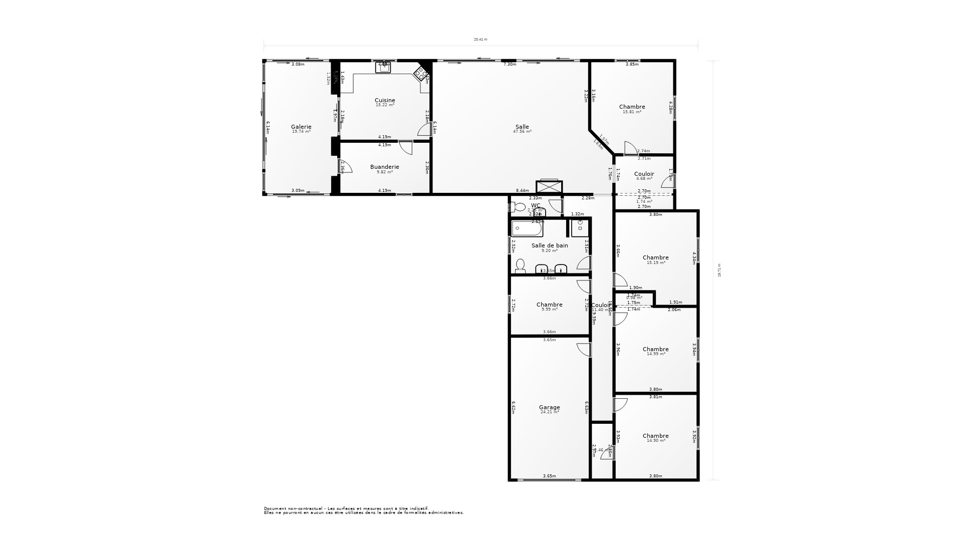 Vente Maison ST PIERRE DE COLE - 5 pièces - 161 m² - (24800)