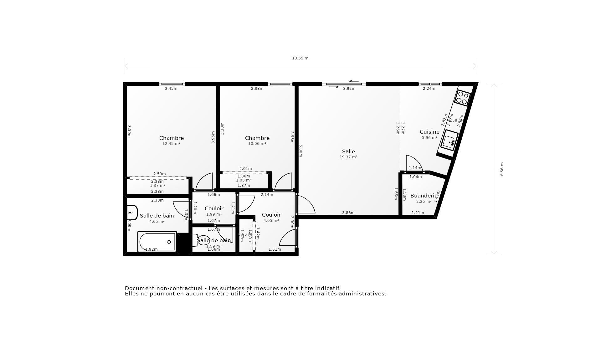 Vente Appartement JUVIGNAC - 3 pièces - 59 m² - (34990)