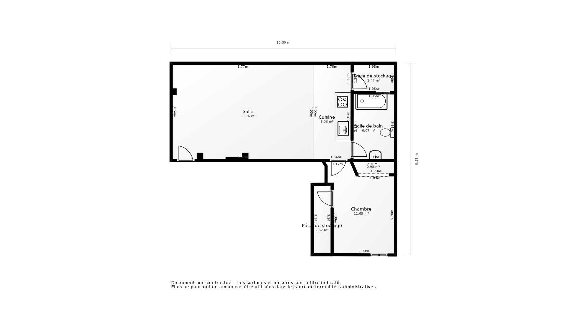 Vente Appartement LYON 04 - 2 pièces - 57,3 m² - (69004)