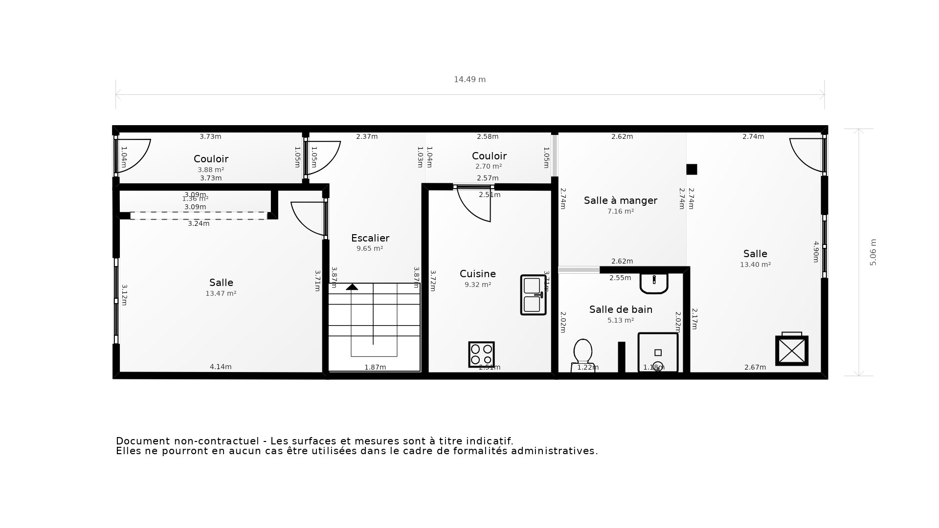 Vente Maison ST GIRONS - 3 pièces - 120 m² - (09200)
