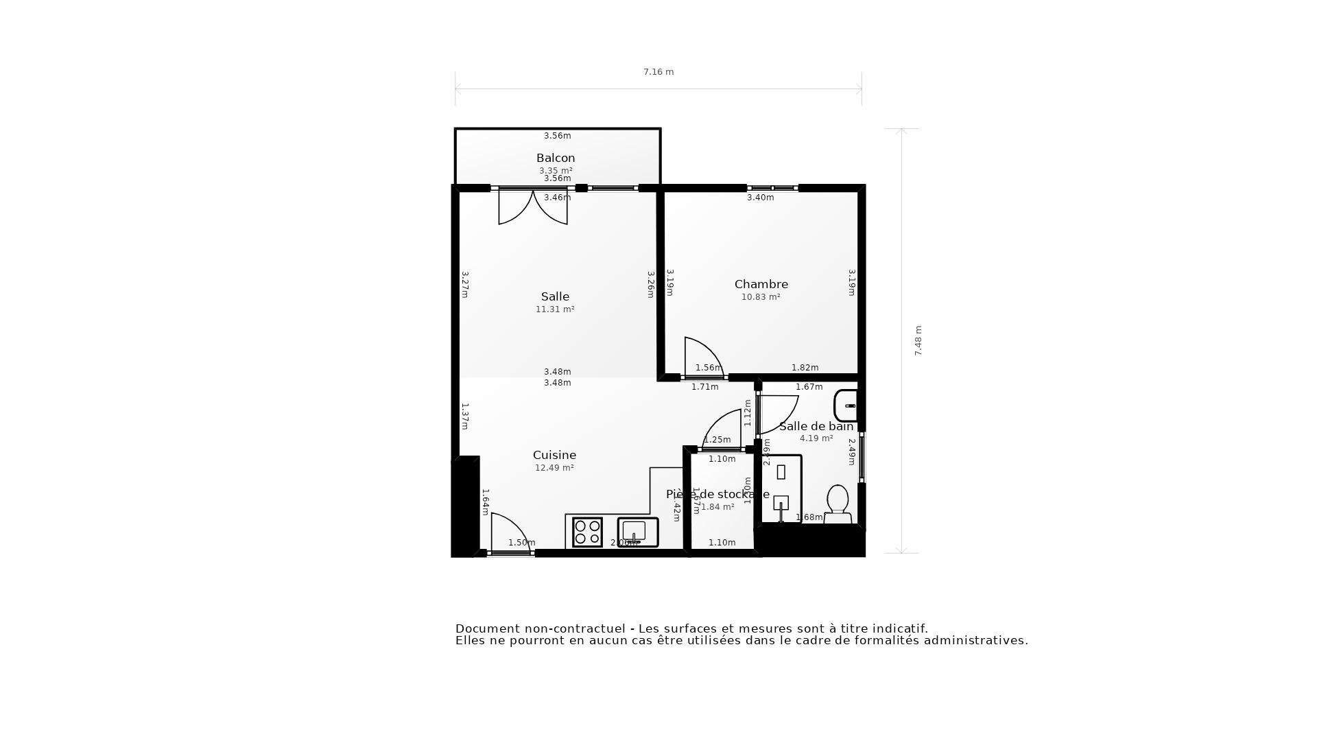 Vente Appartement MESSANGES - 2 pièces - 41 m² - (40660)