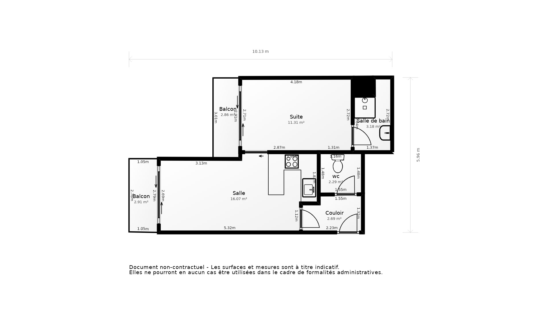 Vente Appartement ARCACHON - 2 pièces - 40 m² - (33120)