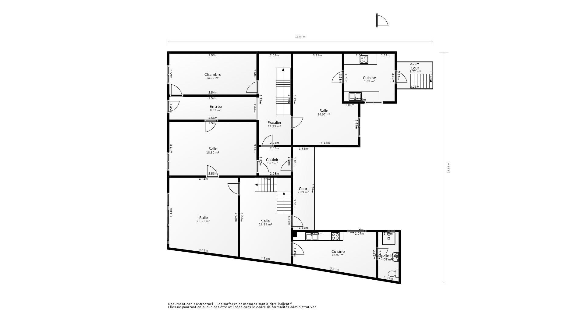 Vente Maison MIRAMBEAU - 11 pièces - 180 m² - (17150)