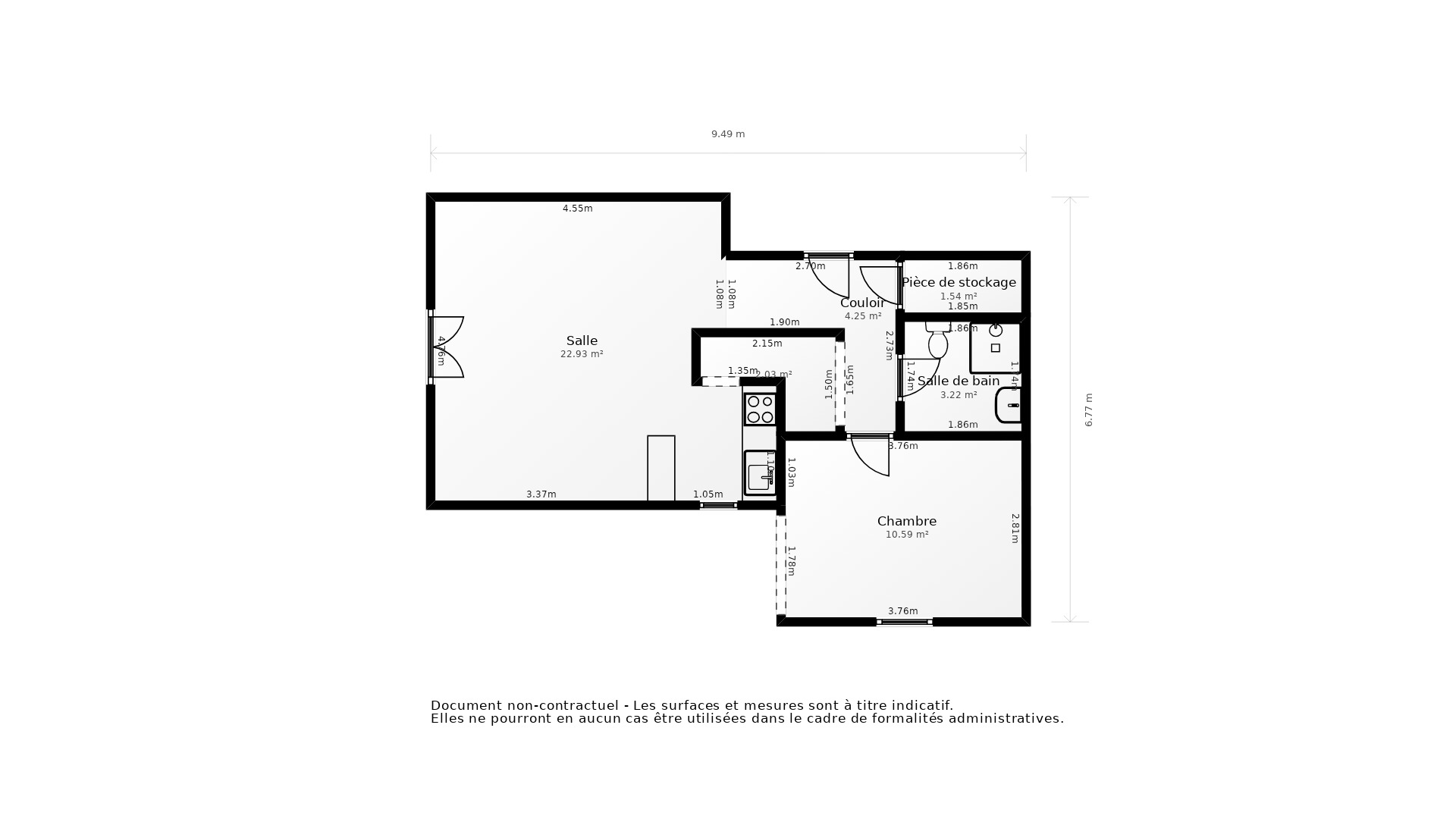 Vente Appartement COUERON - 2 pièces - 43 m² - (44220)