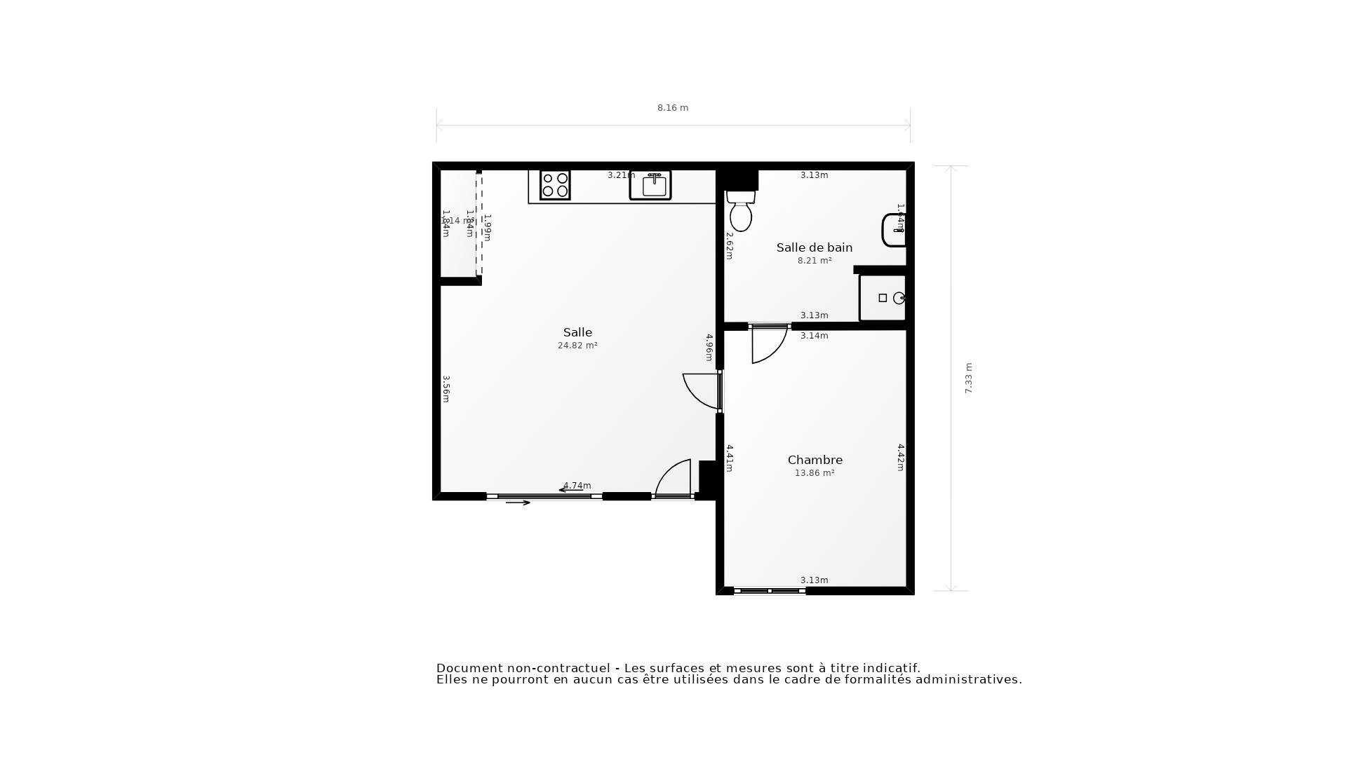 Vente Appartement PESSAC - 2 pièces - 40 m² - (33600)