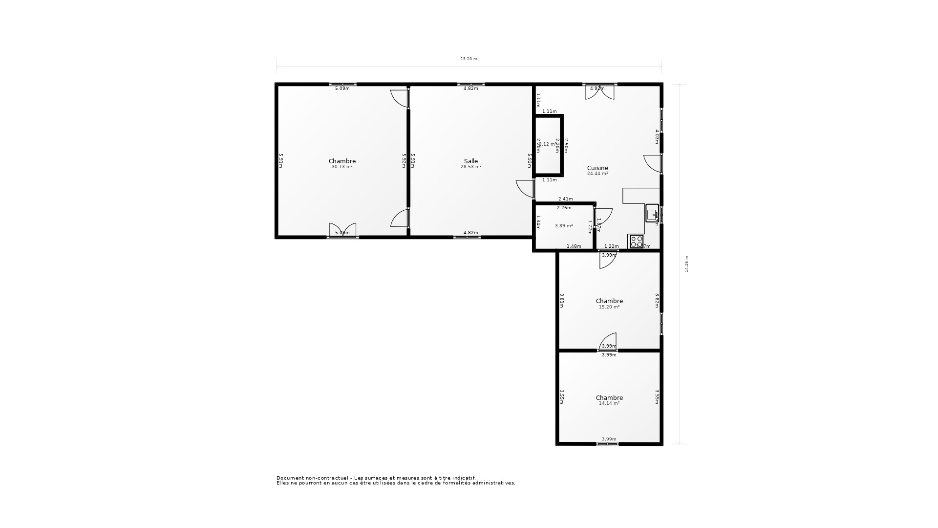 Vente Maison ST FELIX DE REILLAC ET MORTEMART - 5 pièces - 100 m² - (24260)