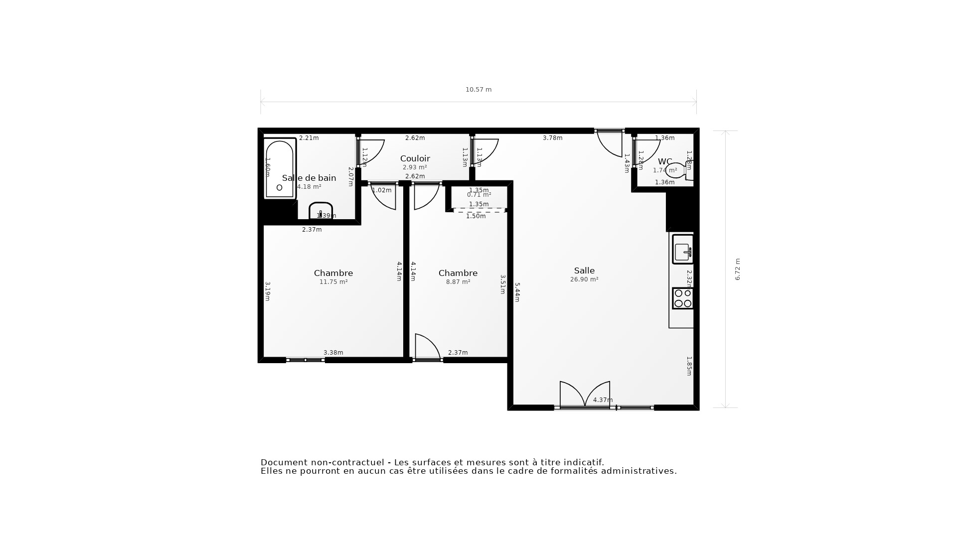 Vente Appartement CASTELNAU LE LEZ - 3 pièces - 60 m² - (34170)