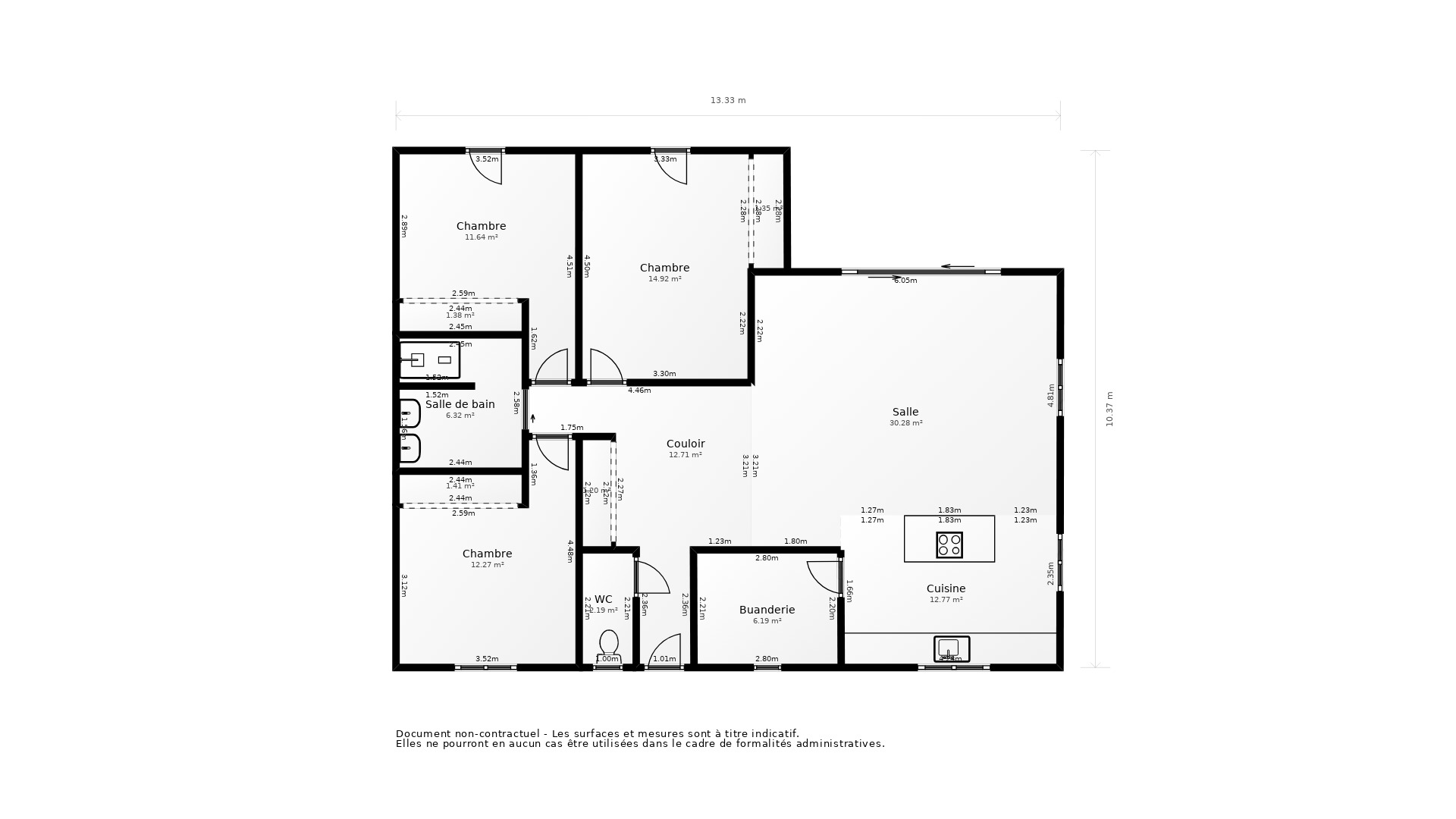 Vente Maison AVENSAN - 4 pièces - 100 m² - (33480)