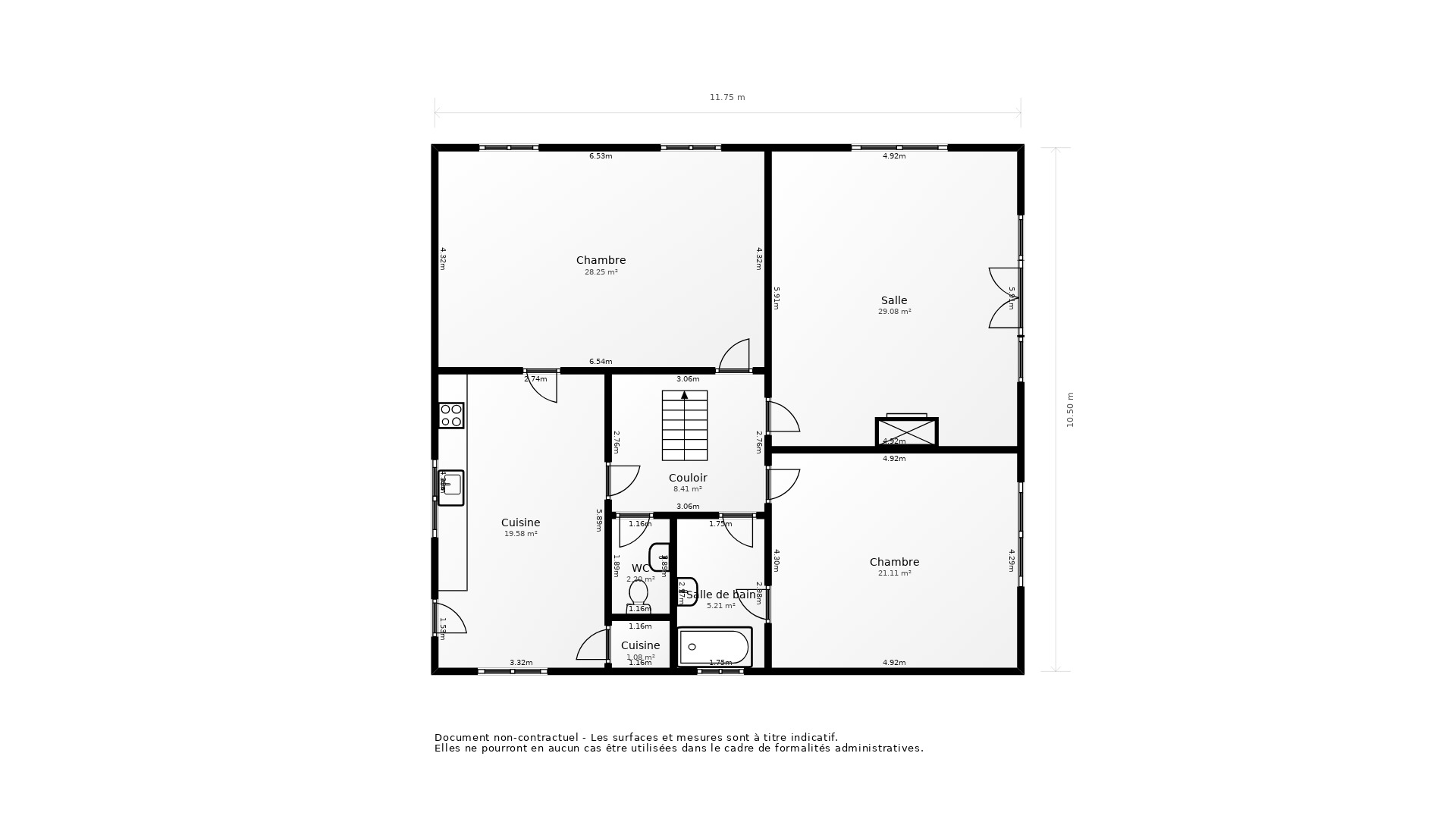Vente Maison BEAUTIRAN - 5 pièces - 127 m² - (33640)