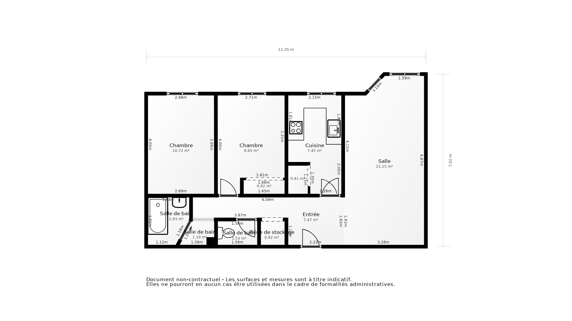 Vente Appartement SOISY SOUS MONTMORENCY - 3 pièces - 67 m² - (95230)