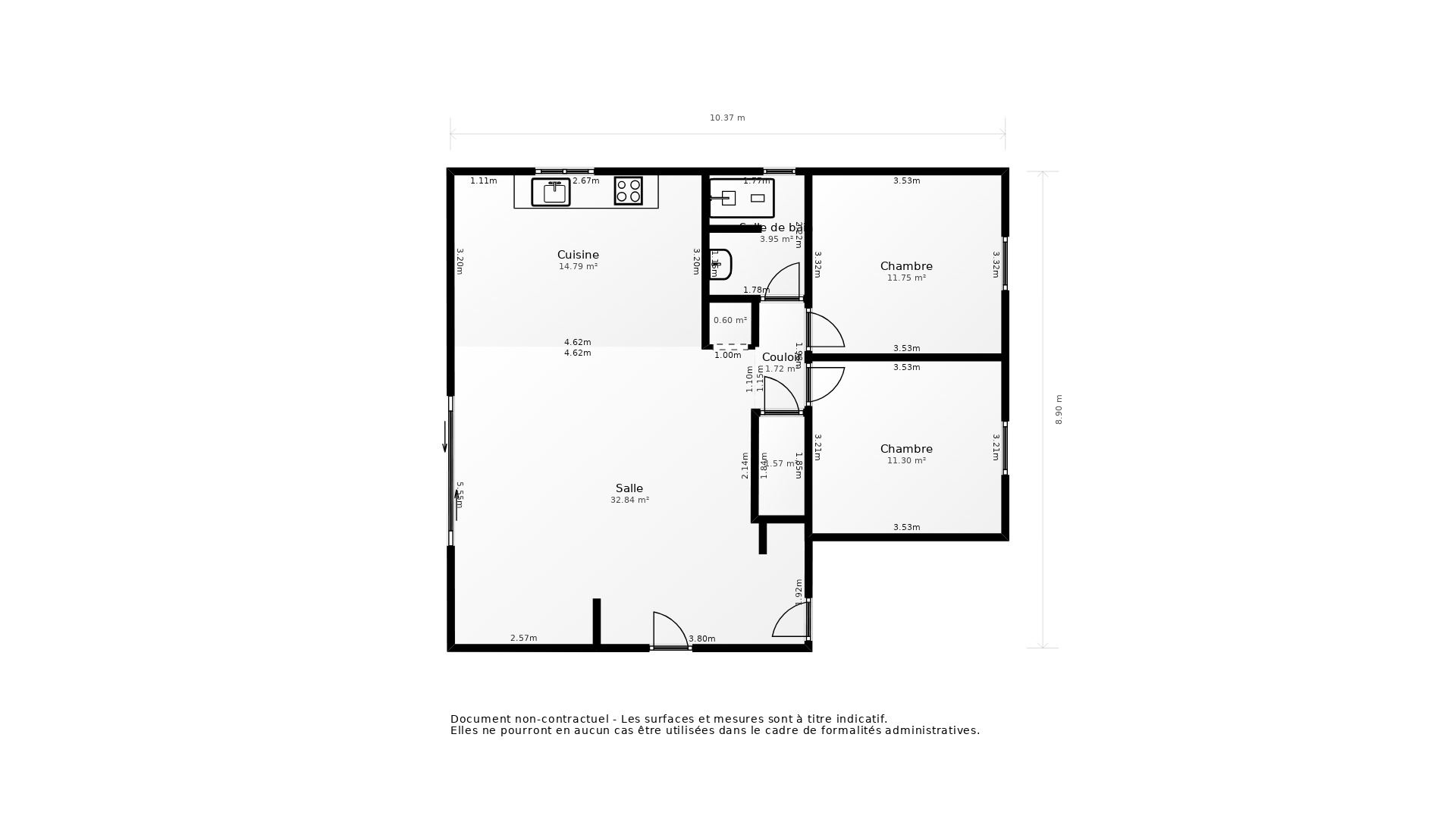 Vente Maison LAMONGERIE - 3 pièces - 72,9 m² - (19510)