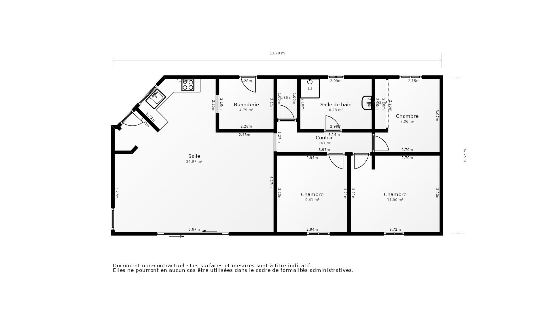 Vente Maison ST MARTIN DES CHAMPS - 4 pièces - 87 m² - (29600)