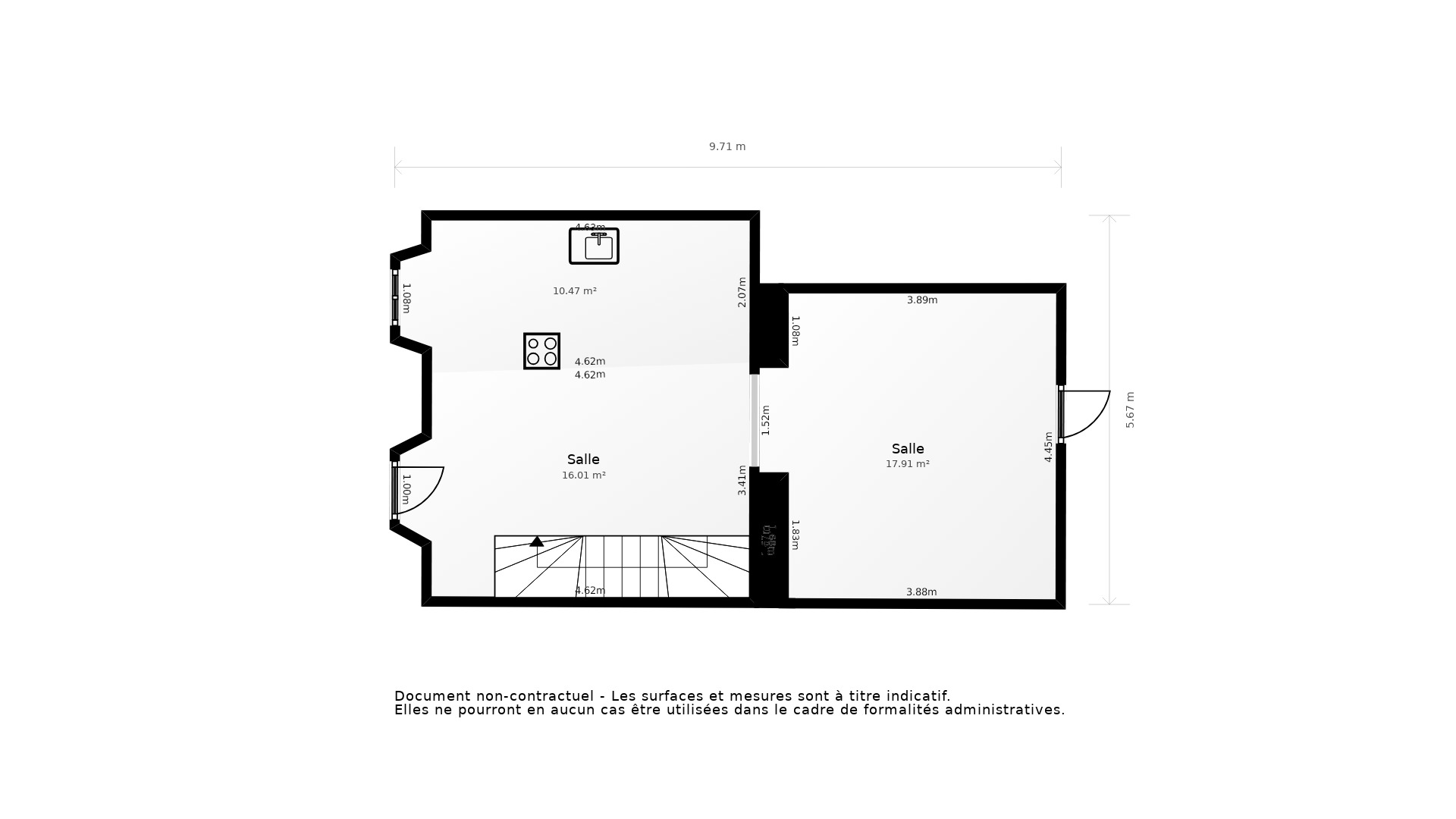 Vente Maison ST MARTIN DES CHAMPS - 3 pièces - 82 m² - (29600)