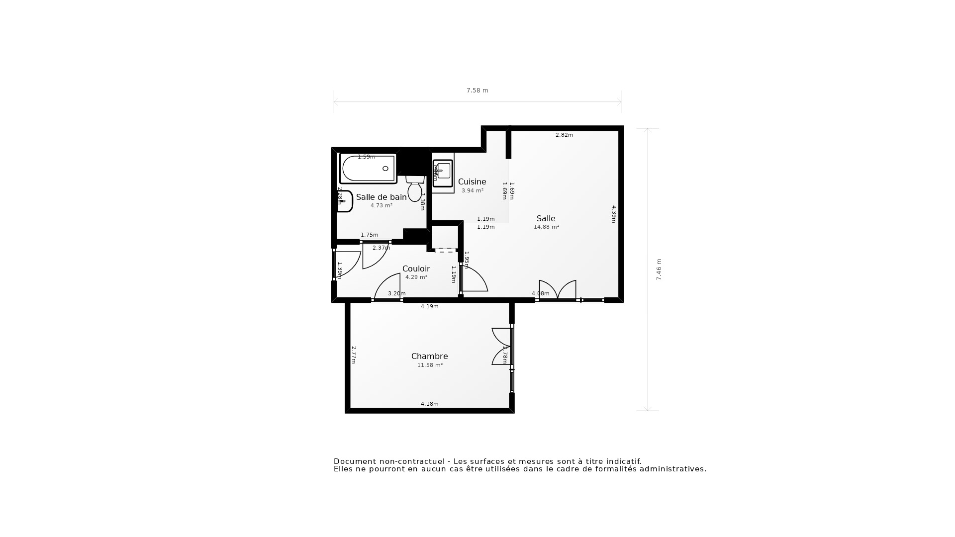 Vente Appartement SANNOIS - 2 pièces - 41 m² - (95110)