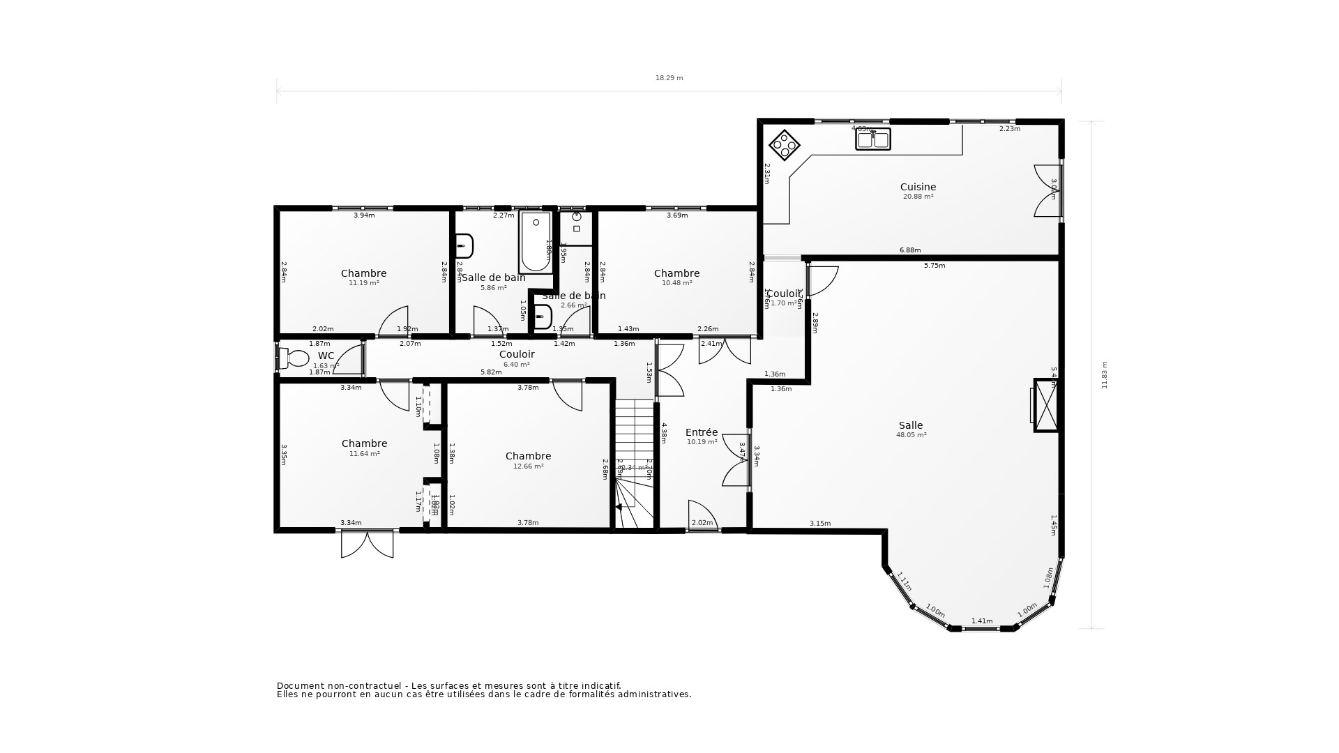 Vente Maison ST SEURIN DE CADOURNE - 5 pièces - 175 m² - (33180)