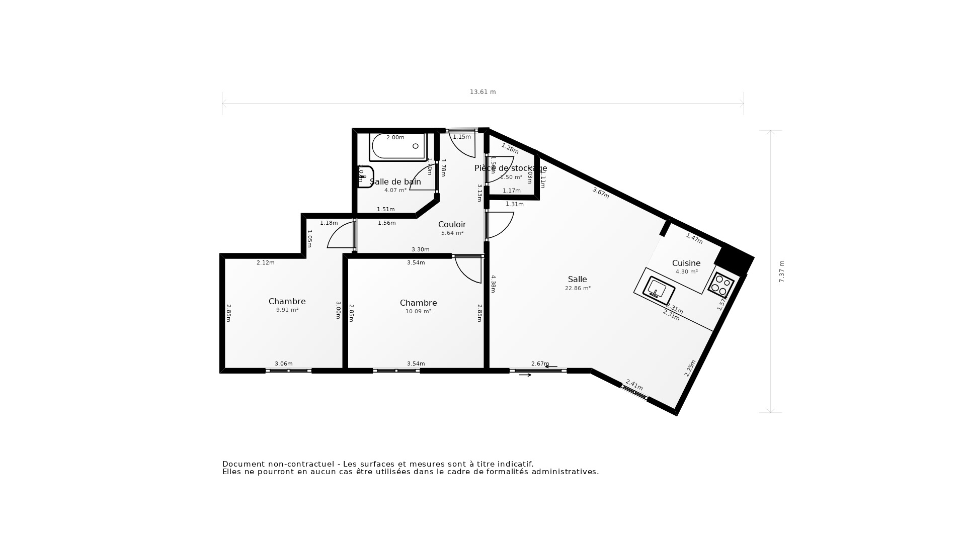 Vente Appartement ST CYR L ECOLE - 3 pièces - 65,6 m² - (78210)