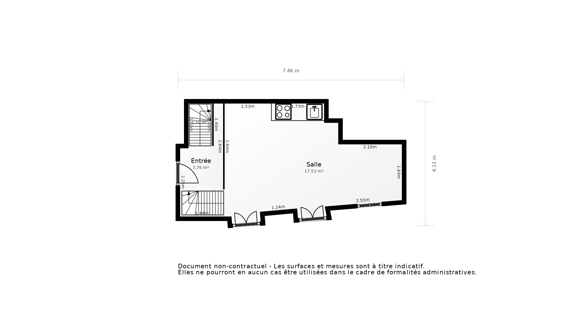 Vente Appartement TOULOUSE - 2 pièces - 38 m² - (31400)