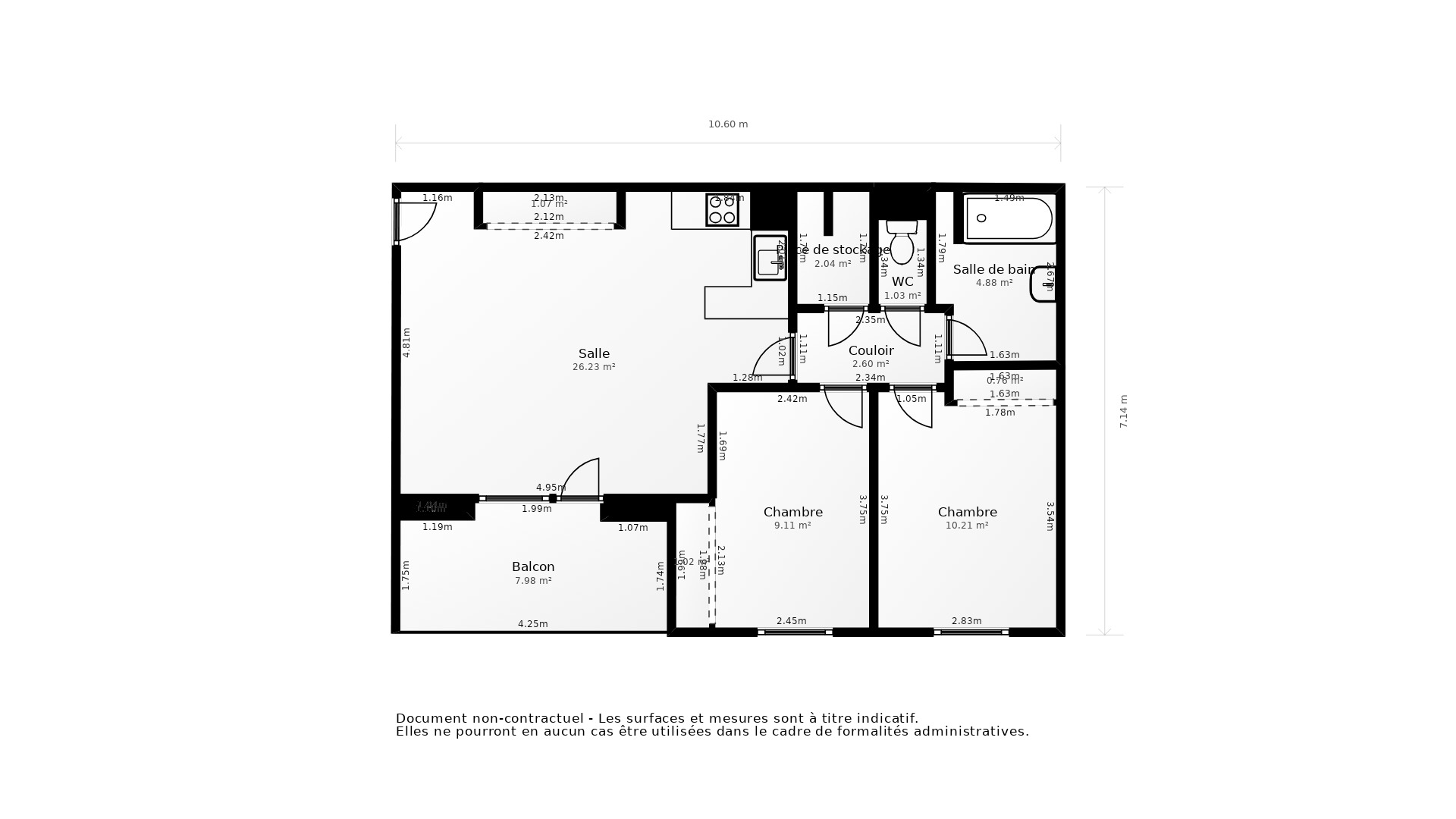 Vente Appartement VILLEURBANNE - 3 pièces - 66 m² - (69100)