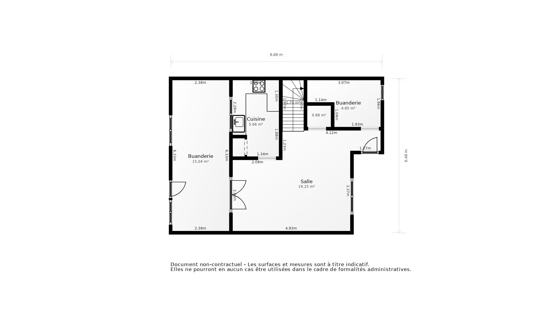 Vente Maison BORDEAUX - 3 pièces - 73 m² - (33300)